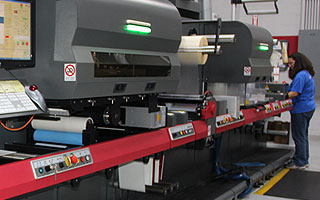 EFI Jetrion4900 Digital Press Prints and Cuts Inline