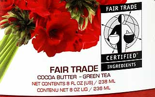 Fair Trade Product Label