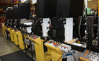 Comco Commander 13″ Flexographic Press With Domino Variable Printing